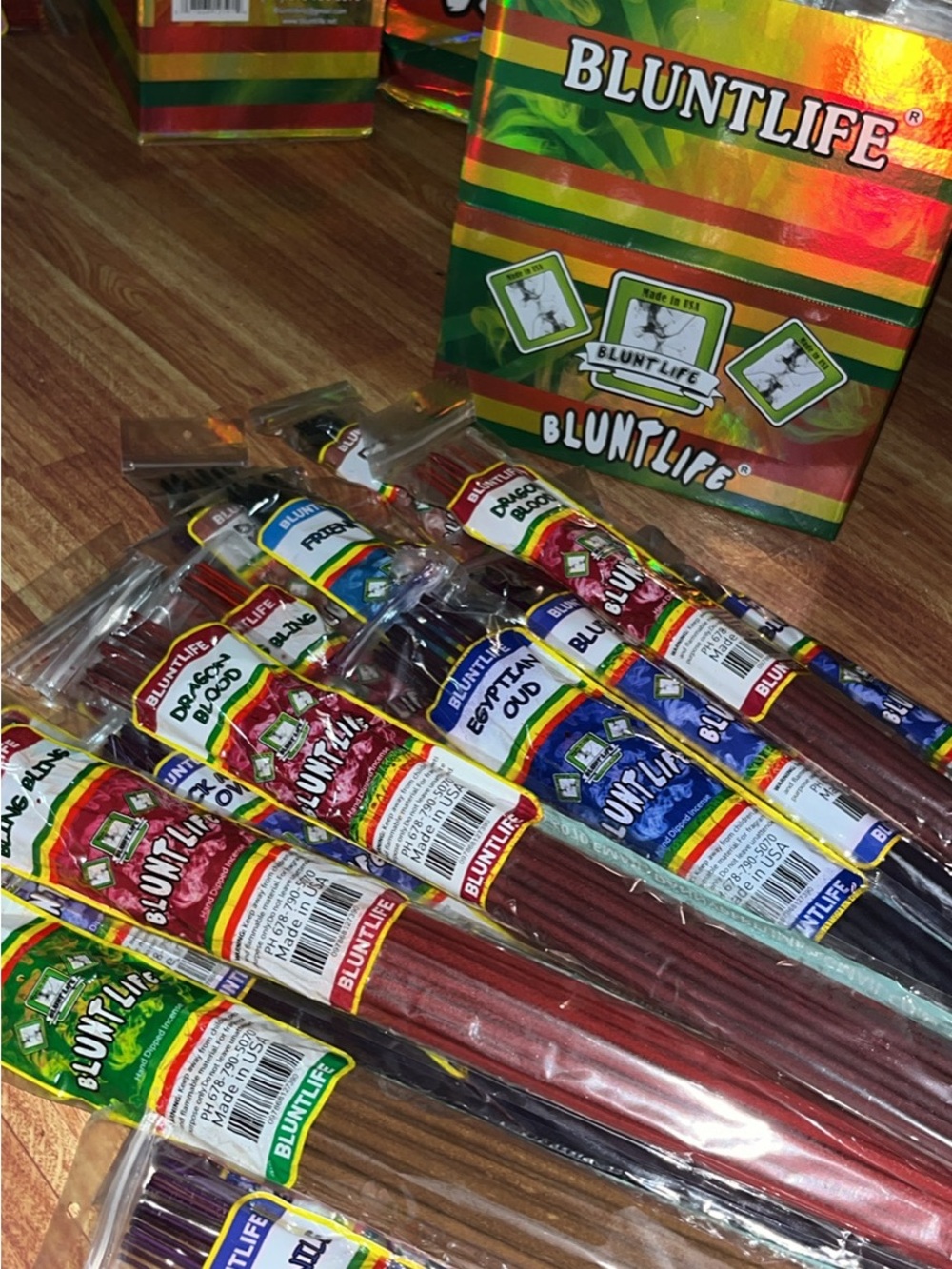BluntLife Jumbo 19 Inch Incense Sticks Perfume Scented Slow Burning USA Made